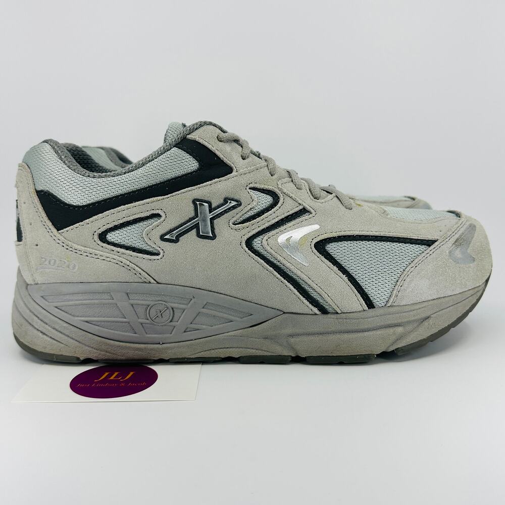 Xelero Men's Matrix 2020 Grey Suede Walking Sneakers X35308-4E Size 9.5 4E EEEE